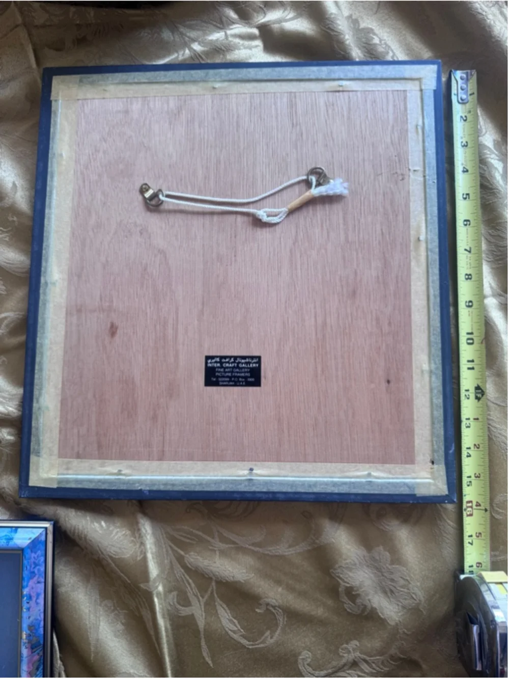 Inter Craft Gallery Black Gold Picture Frame 18.5x18.5
